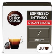 Cápsulas de café espresso intenso descafeinado red Dolce Gusto 30 unidades