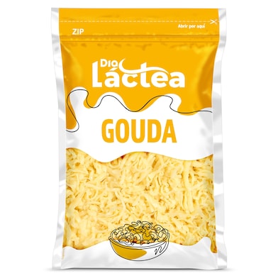Queso gouda rallado Dia Láctea 200 g-0