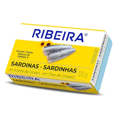 Sardinas en aceite vegetal Ribeira 85 g-0