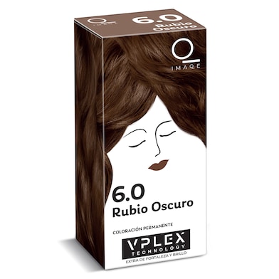 Tinte pelo permanente color rubio oscuro nº 6.0 Dia Imaqe 1 unidad-0