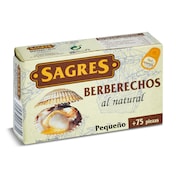 Berberechos al natural Sagres 58 g