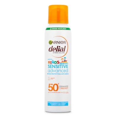 Bruma protectora solar anti-arena infantil spf 50+ Delial 150 ml-0