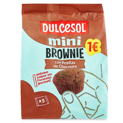 Mini brownies de chocolate Dulcesol 115 g-0