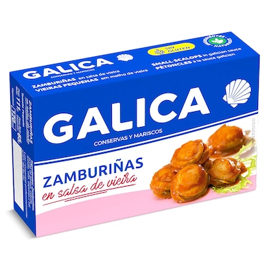 Zamburiña en salsa vieira Galica 63 g-0