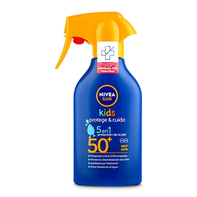 Protector solar infantil protege & cuida spf 50+ Nivea 270 ml-0