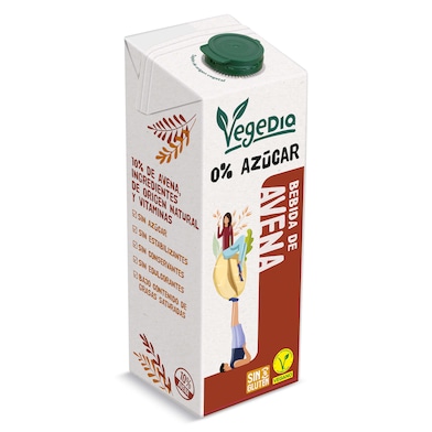 Bebida de avena 0% azúcares Dia Vegedia 1 L-0
