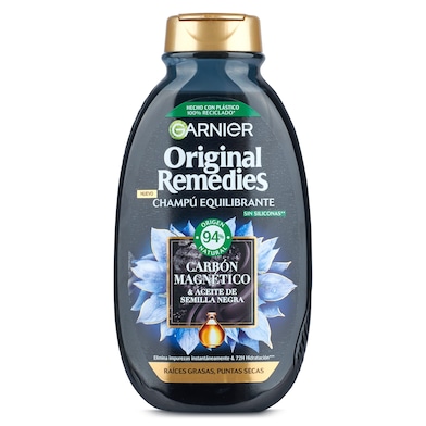 Champú de carbón magnético Original Remedies 250 ml-0