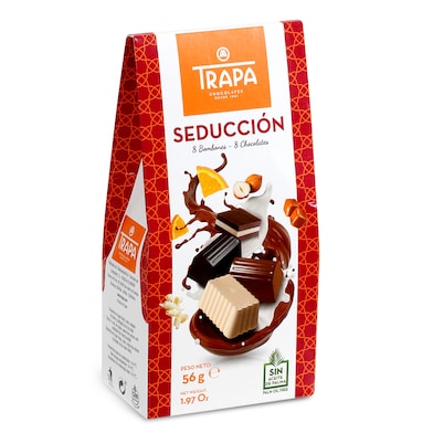 Surtido de bombones seducción Trapa 56 g-0