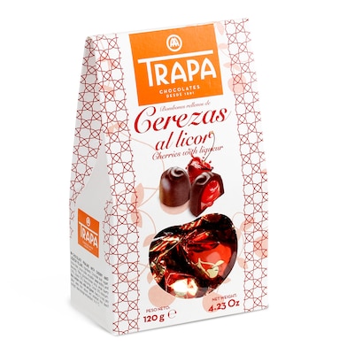 Bombones rellenos de cereza al licor Trapa 120 g-0
