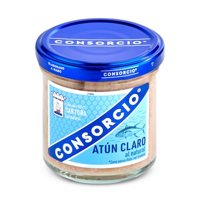 Atún claro al natural Consorcio 105 g-0