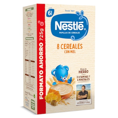 Papilla de cereales con miel Nestlé 725 g-0