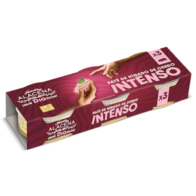 Paté de cerdo intenso Dia Nuestra Alacena 3 x 75 g-0