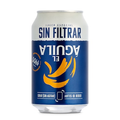 Cerveza sin filtrar El águila 33 cl-0