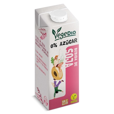 Bebida de soja 0% azúcares Dia Vegedia 1 L-0