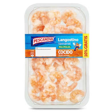 Langostinos cocidos pelados Pescanova 200 g-0
