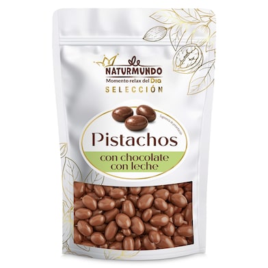 Pistachos recubiertos de chocolate con leche Dia Naturmundo 150 g-0 Pistachos recubiertos de chocolate con leche Dia Naturmundo 150 g-0