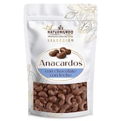 Anacardos recubiertos con chocolate con leche Dia Naturmundo 150 g