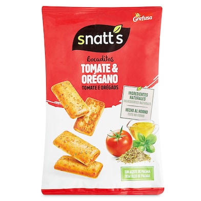 Bocaditos de tomate y orégano Snatt's 110 g-0