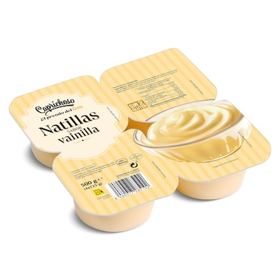 Natillas sabor vainilla Dia Caprichoso 4 x 125 g-0