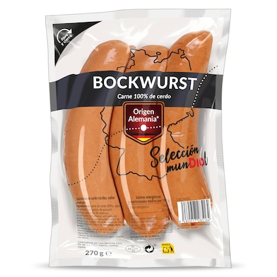 Salchichas bockwurst Dia Selección Mundial 270 g-0