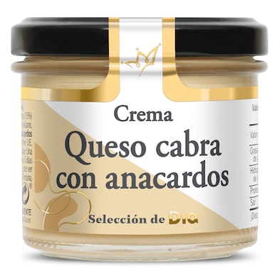Crema de queso de cabra con anacardos Selección de Dia 110 g-0 Crema de queso de cabra con anacardos Selección de Dia 110 g-0