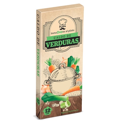 Pastillas de caldo de verduras Dia Al Punto 12 unidades-0