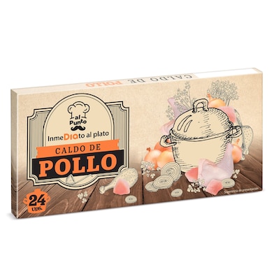 Pastillas de caldo de pollo Dia Al Punto 24 unidades-0