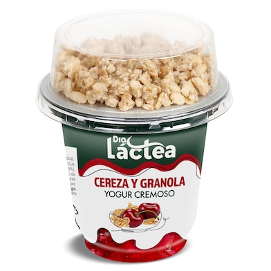 Yogur cremoso con cereza y granola Dia Láctea 230 g-0