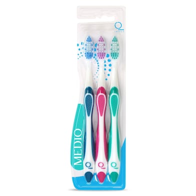 Cepillo de dientes medio Dia Imaqe 3 unidades-0