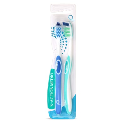Cepillo de dientes x-action medio Dia Imaqe 2 unidades-0