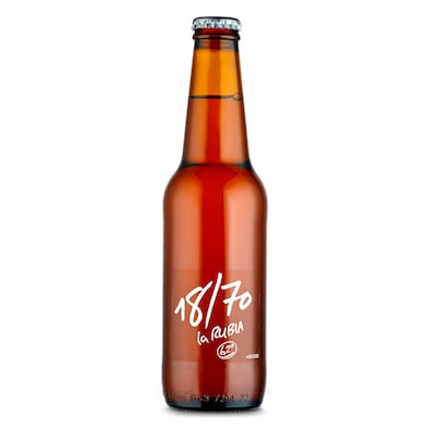 Cerveza 18/70 La rubia 33 cl-0