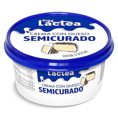 Crema de queso semicurado Dia Láctea 125 g-0