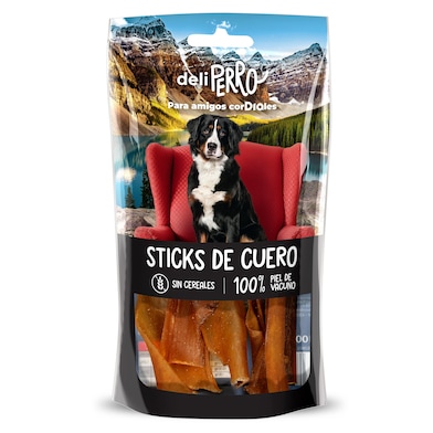 Snack para perros sticks de cuero natural  Dia Deliperro 100 g-0