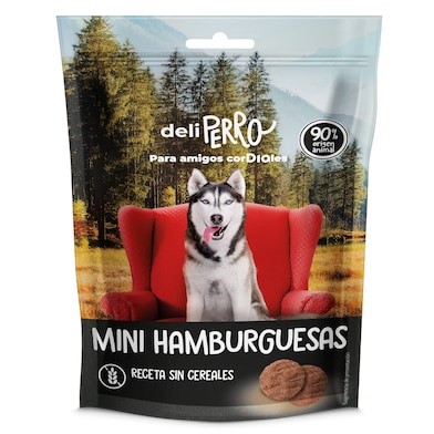 Mini hamburgesas para perro Dia Deliperro 70 g-0