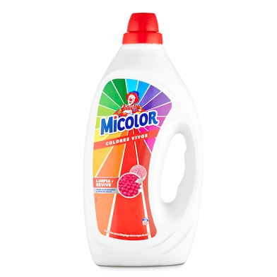 Detergente máquina líquido gel colores vivos Micolor 30 lavados-0