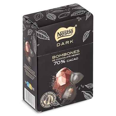Bombones de chocolate negro 70% cacao Nestlé Dark 142 g-0
