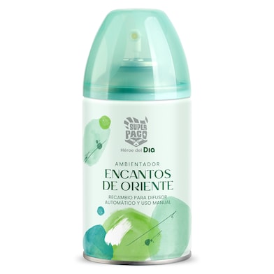 Ambientador y recambio automático encantos de oriente Dia Super Paco 250 ml-0