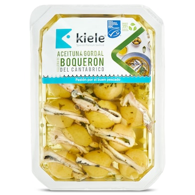 Aceituna gordal rellena de boquerón del Cantábrico MSC Kiele 150 g-0 Aceituna gordal rellena de boquerón del Cantábrico MSC Kiele 150 g-0