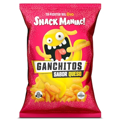 Ganchitos sabor queso Dia Snack Maniac 80 g-0