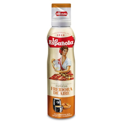 Aceite en spray para freidora de aire La española 200 ml-0