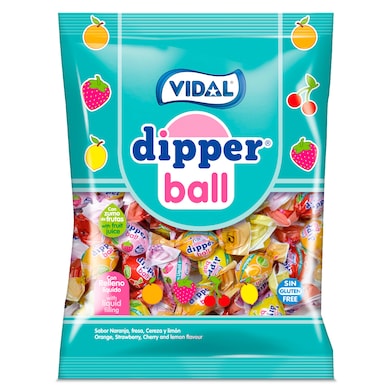 Caramelos masticables dipper ball Vidal 70 g-0