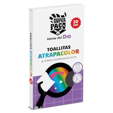 Toallitas atrapacolor Dia Super Paco 20 unidades-0