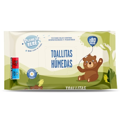 Toallitas húmedas Dia Planeta Bebé 80 unidades-0