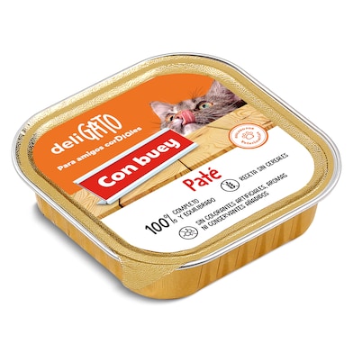 Paté para gato con buey Dia Deligato 100 g-0