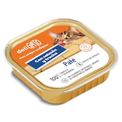 Paté para gato con salmón y trucha Dia Deligato 100 g