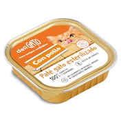 Paté para gato esterilizado con pollo Dia Deligato 100 g