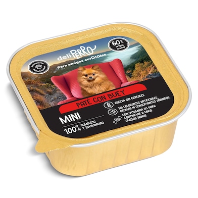 Paté para perros con buey Dia Deliperro 150 g-0