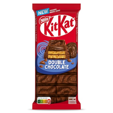 Barritas de galleta con doble chocolate Kit Kat 99 g-0