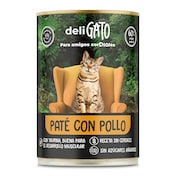 Alimento para gatos paté con pollo  Dia Deligato 400 g