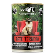 Alimento para gatos paté de ternera Dia Deligato 400 g